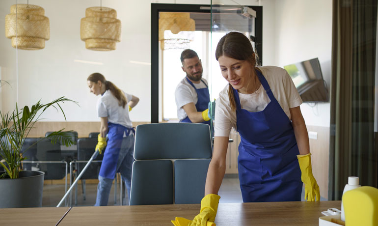 Eco-friendly cleaning for commercial spaces in Logan
